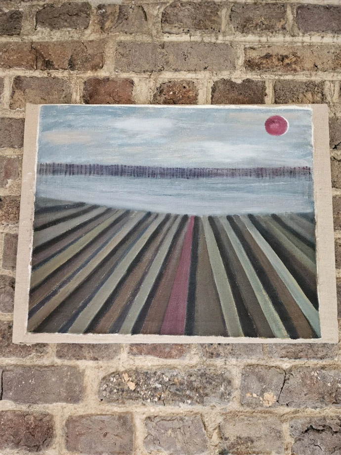 een schilderij uit de expo 'Allemaal Familie'