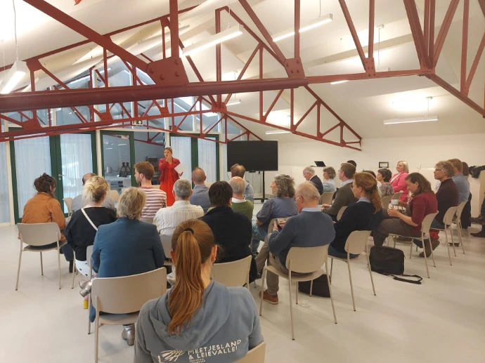 Infosessie in De Schelf, foto Plattelandscentrum Meetjesland
