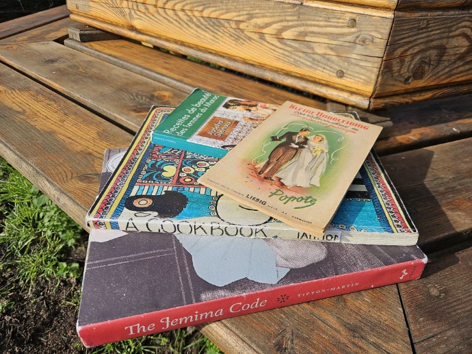 Verschillende culinaire kookboeken