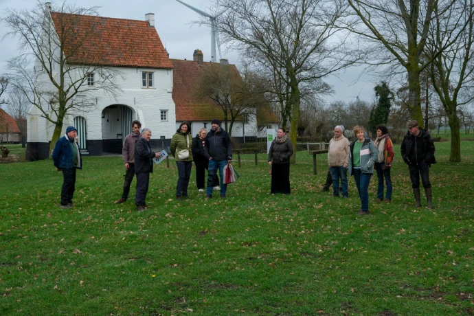 rondleiding op de Huysmanhoeve, foto: Monique Depestel