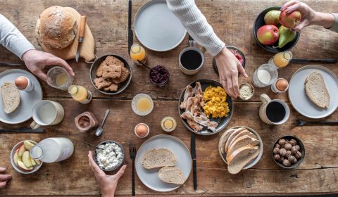 Ontbijttafel met Waalslandse producten