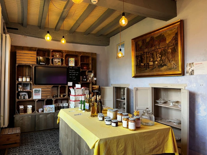 Streekproducten in winkeltje