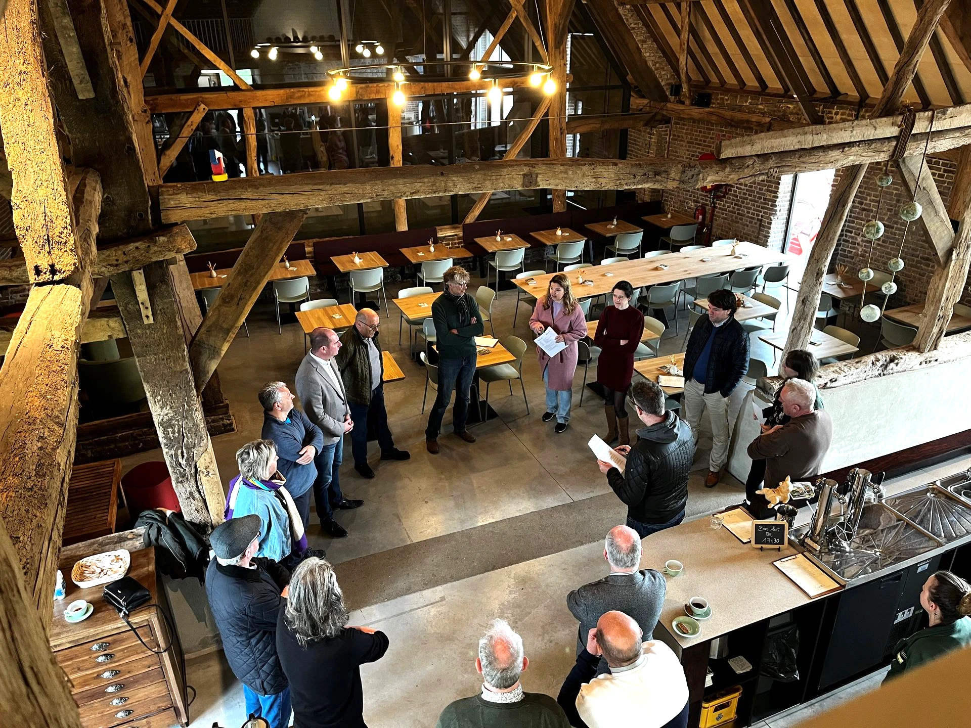 geboeid publiek tijdens de officiële voorstelling